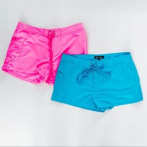 Neon Shorts Pink & Blue
